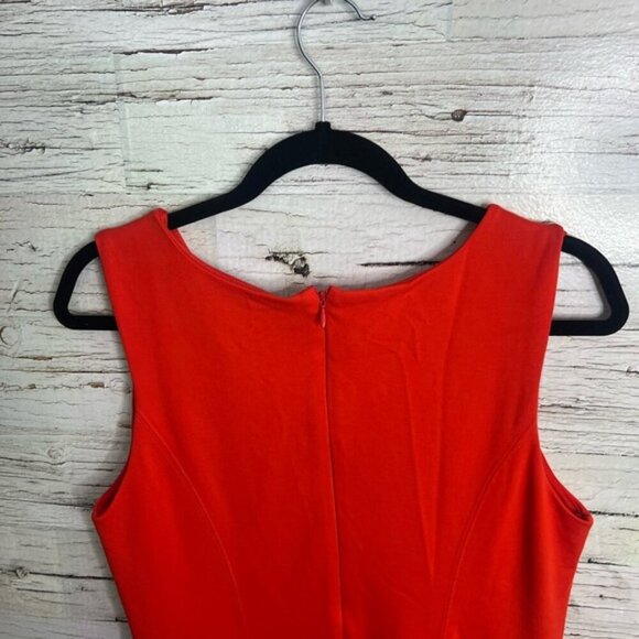 Banana Republic Orange Sheath Midi Dress Cocktail - Picture 5 of 7